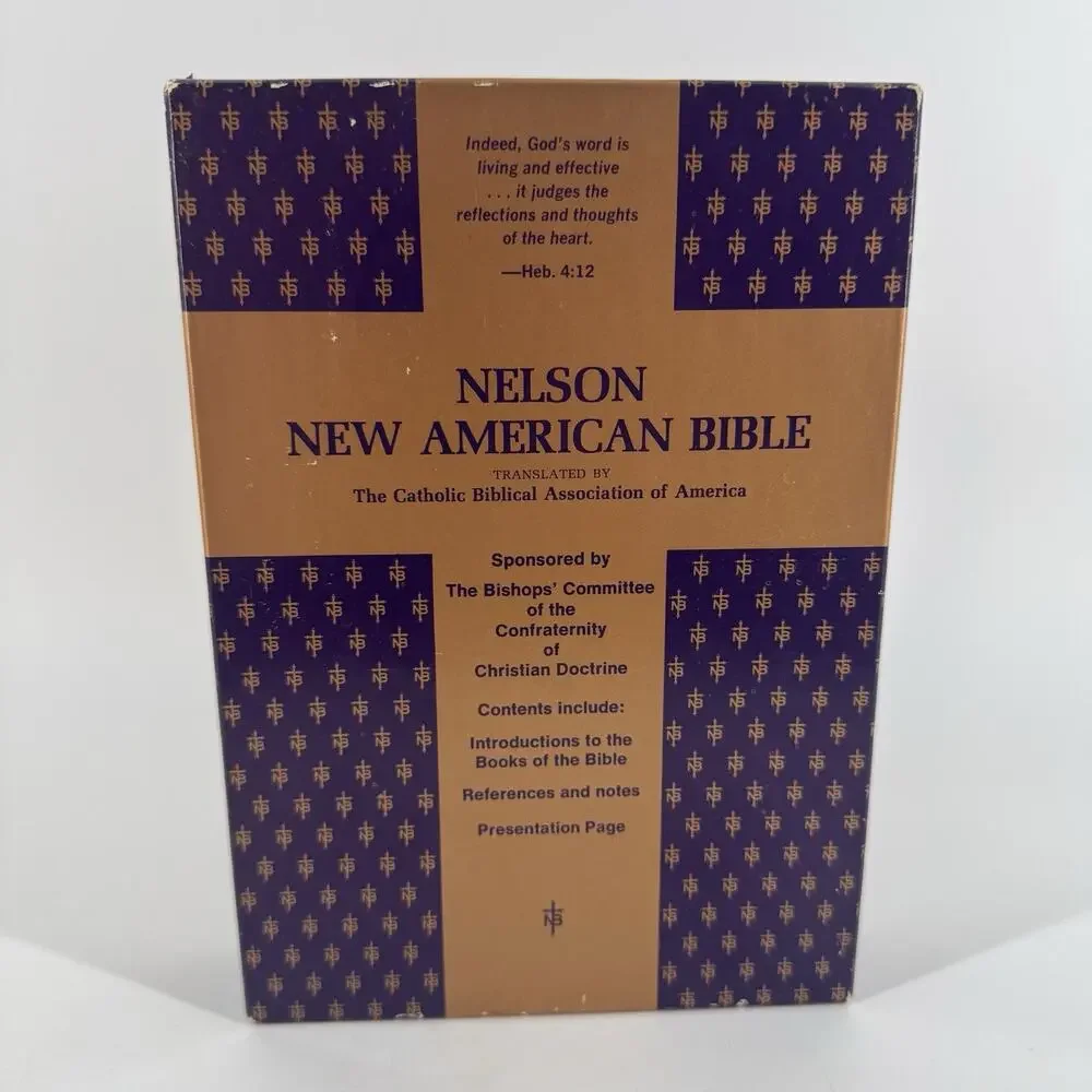 Vtg 1971 New American Bible NAB Catholic Edition Thomas Nelson 9053